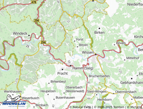 MICHELIN Opperzau map - ViaMichelin