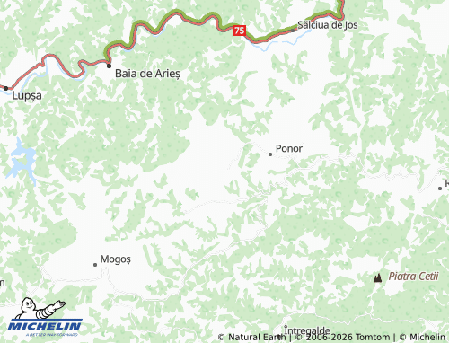 Mapa MICHELIN Valea Bucurului - ViaMichelin