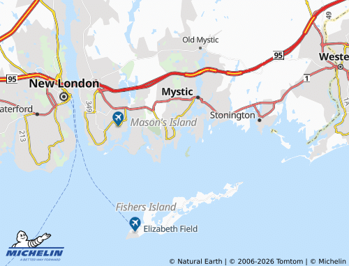 Carte MICHELIN Noank - ViaMichelin