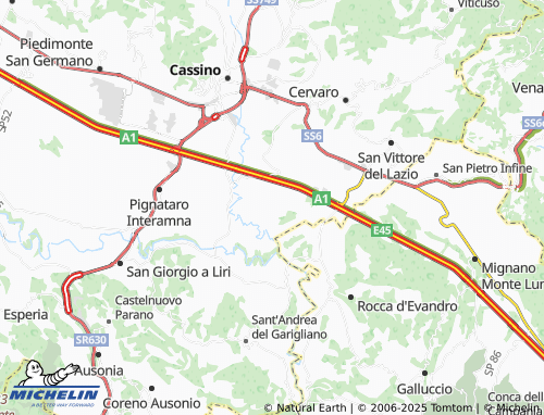 MICHELIN Antridonati map - ViaMichelin
