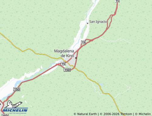 Mappa MICHELIN Magdalena de Kino - ViaMichelin