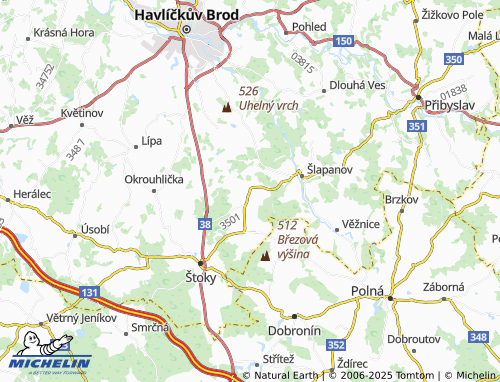 Carte MICHELIN Smilov - ViaMichelin