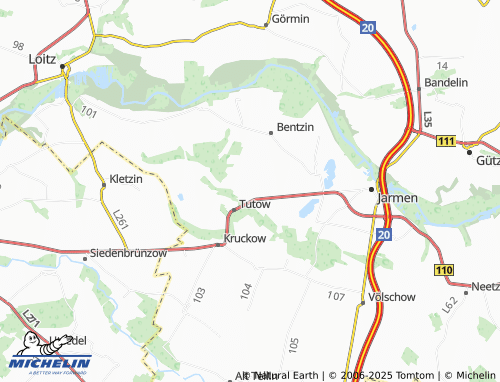 MICHELIN Zemmin map - ViaMichelin