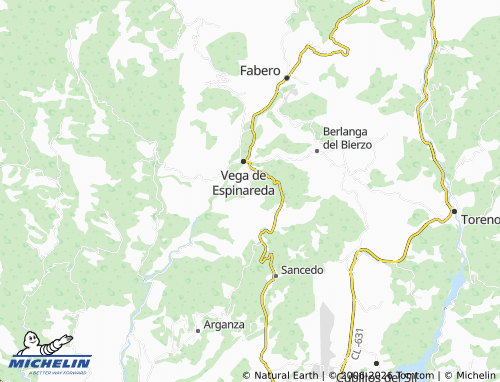 Mappa MICHELIN Espinareda de Vega - ViaMichelin