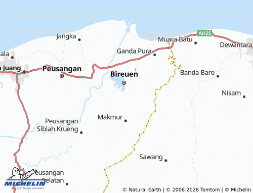 Mappa MICHELIN Tanjong Siron - ViaMichelin