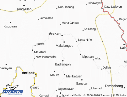 MICHELIN Naje map - ViaMichelin
