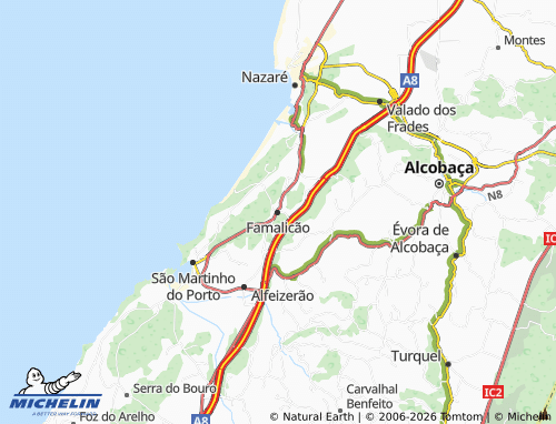 Mapa MICHELIN Famalicão - ViaMichelin