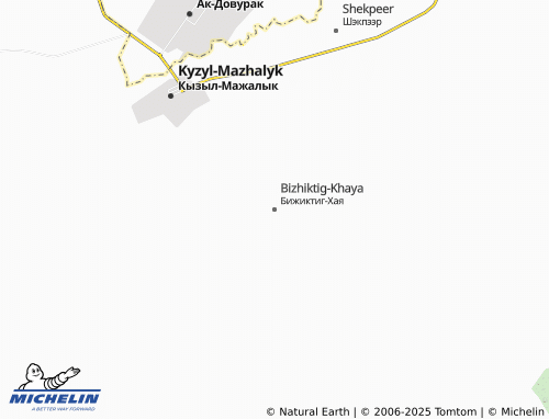 MICHELIN Bizhiktig-Khaya map - ViaMichelin