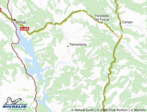 Kaart MICHELIN Morillo de Monclús - ViaMichelin