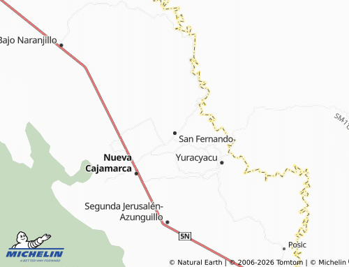 Carte MICHELIN San Fernando - ViaMichelin