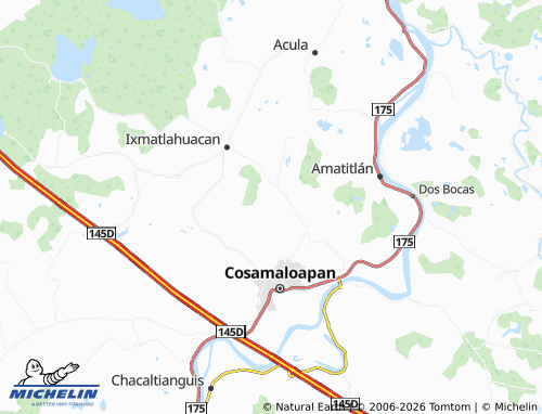 Mappa MICHELIN Chicalpextle - ViaMichelin
