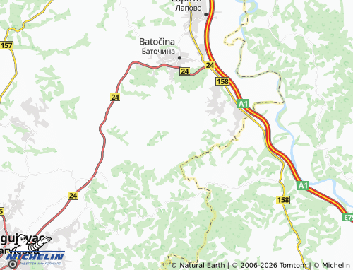 Carte MICHELIN Kijevo - ViaMichelin