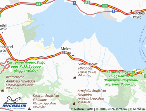 Mapa MICHELIN Molos - ViaMichelin