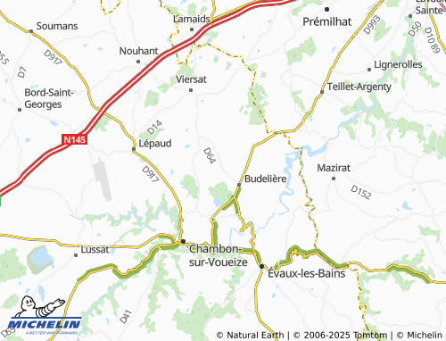 Mappa MICHELIN Saget - ViaMichelin
