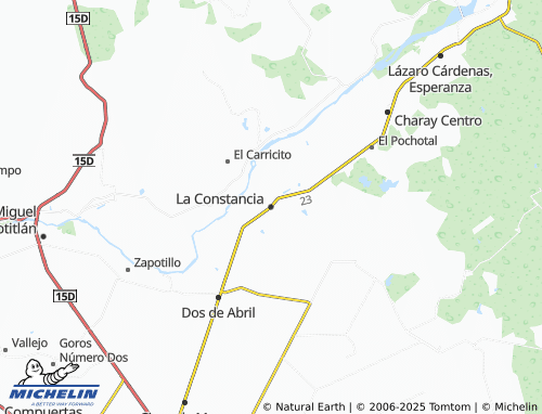 Mappa MICHELIN La Constancia - ViaMichelin