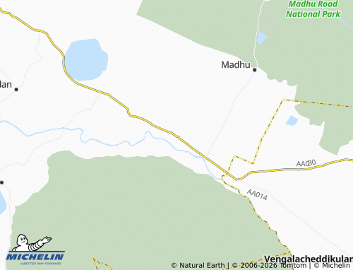Mapa MICHELIN Maluvarayarkaddayadampan - ViaMichelin