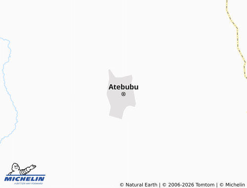 Mappa MICHELIN Atebubu - ViaMichelin