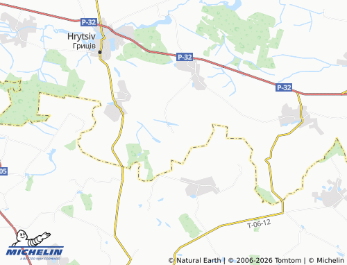 MICHELIN Mala Shkarivka map - ViaMichelin