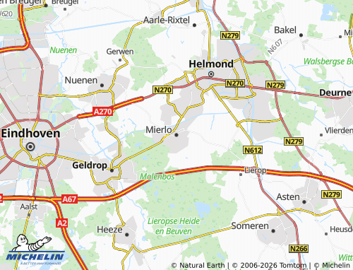 MICHELIN Mierlo map - ViaMichelin