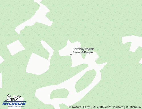MICHELIN Bol'shoy Izyrak map - ViaMichelin