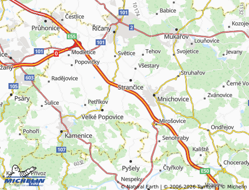 Mappa MICHELIN Kunice - ViaMichelin