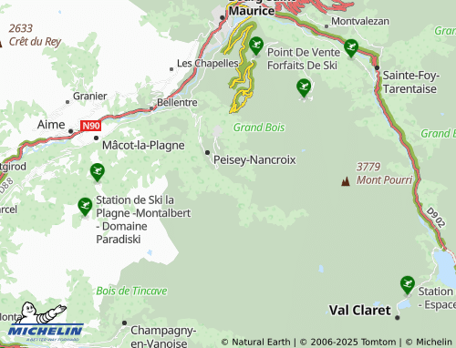Mapa MICHELIN Nancroix - ViaMichelin