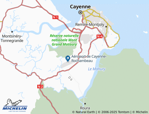 MICHELIN Le Quartorzième map - ViaMichelin