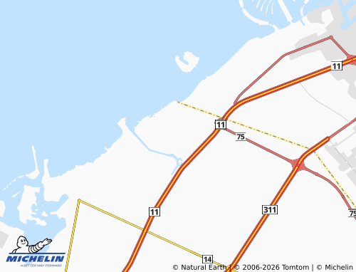 MICHELIN Ghantout map - ViaMichelin
