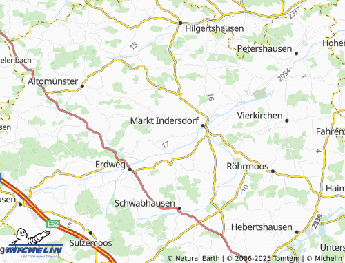 Carte MICHELIN Albersbach - ViaMichelin