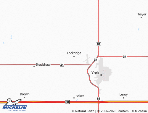 Mapa MICHELIN Lockridge - ViaMichelin