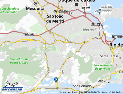 Mapa MICHELIN Praça Seca - ViaMichelin