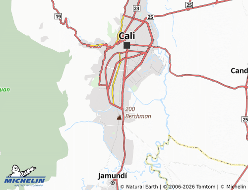 Carte MICHELIN Ciudadela Comfandi - ViaMichelin
