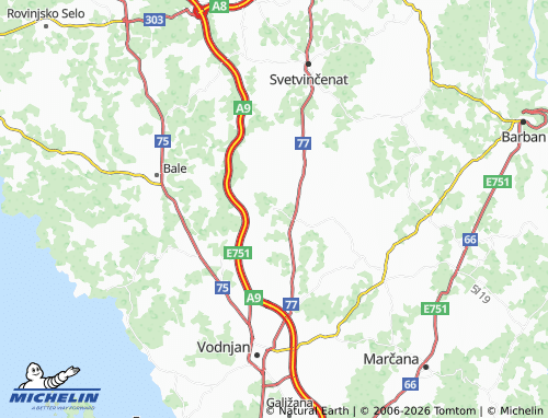 MICHELIN-Landkarte Cukrići - ViaMichelin