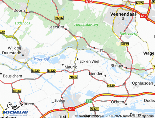 Carte MICHELIN Eck en Wiel - ViaMichelin
