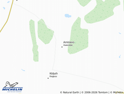 MICHELIN-Landkarte Aminevo - ViaMichelin
