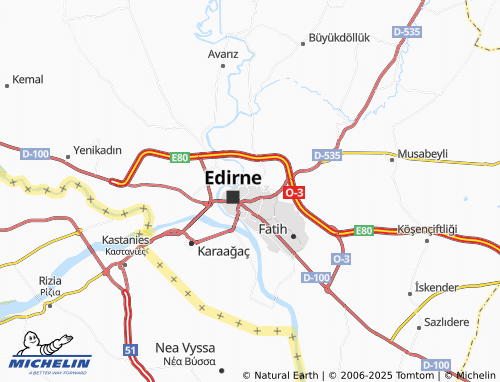 MICHELIN-Landkarte Umurbey - ViaMichelin