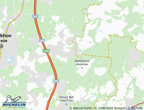 Carte MICHELIN Dubki Plus DNT - ViaMichelin