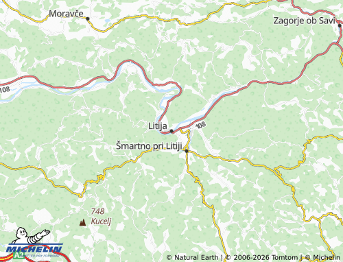 MICHELIN Litija map - ViaMichelin
