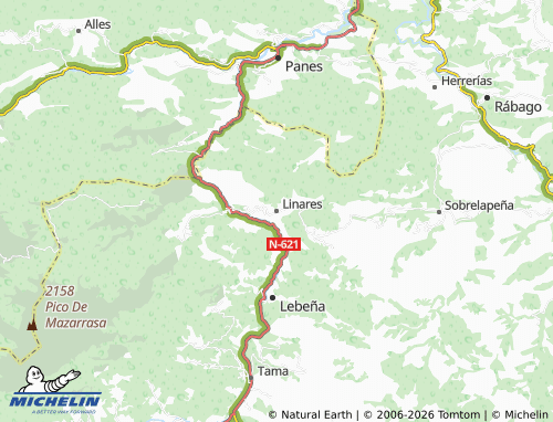 MICHELIN Linares map - ViaMichelin