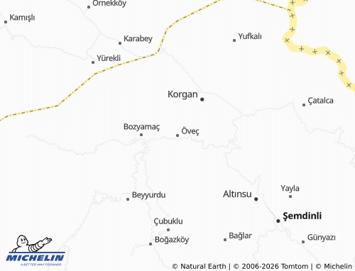 Mappa MICHELIN Öveç - ViaMichelin