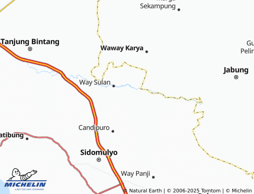 MICHELIN Purwodadi map - ViaMichelin