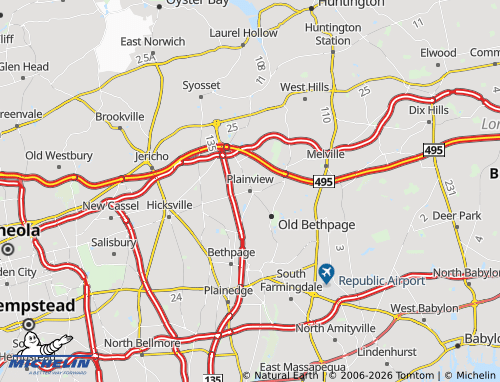 Mappa MICHELIN Plainview - ViaMichelin