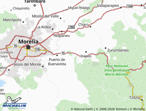 Mapa MICHELIN Frente al Sol - ViaMichelin