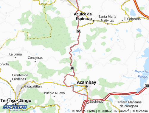 Mapa MICHELIN El Zethe - ViaMichelin