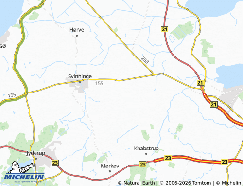 Mapa MICHELIN Kundby - ViaMichelin