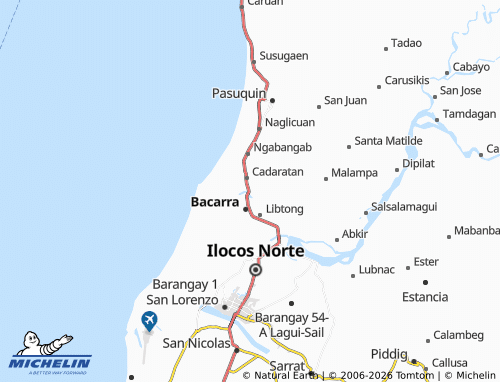 MICHELIN Cabusligan map - ViaMichelin