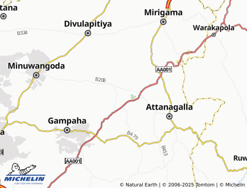 MICHELIN Pattalagedara East map - ViaMichelin