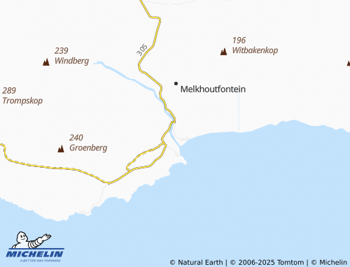 MICHELIN Still Bay East map - ViaMichelin