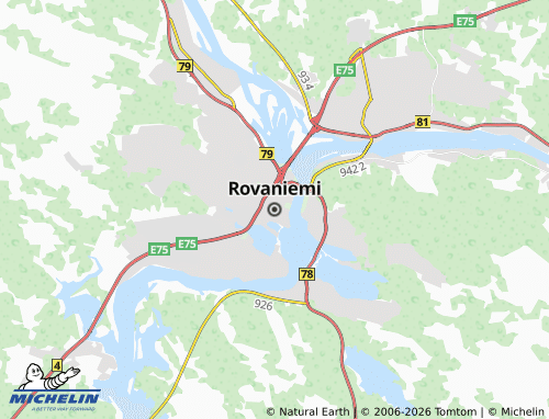 Kaart MICHELIN Rovaniemi - ViaMichelin