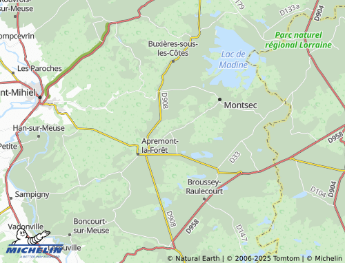Carte MICHELIN Loupmont - ViaMichelin